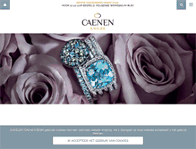 Tablet Screenshot of caenen.com